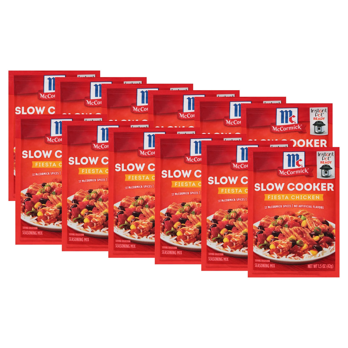 (12 pack) 1.5 oz Slow Cooker Fiesta Chicken Seasoning Mix A4773