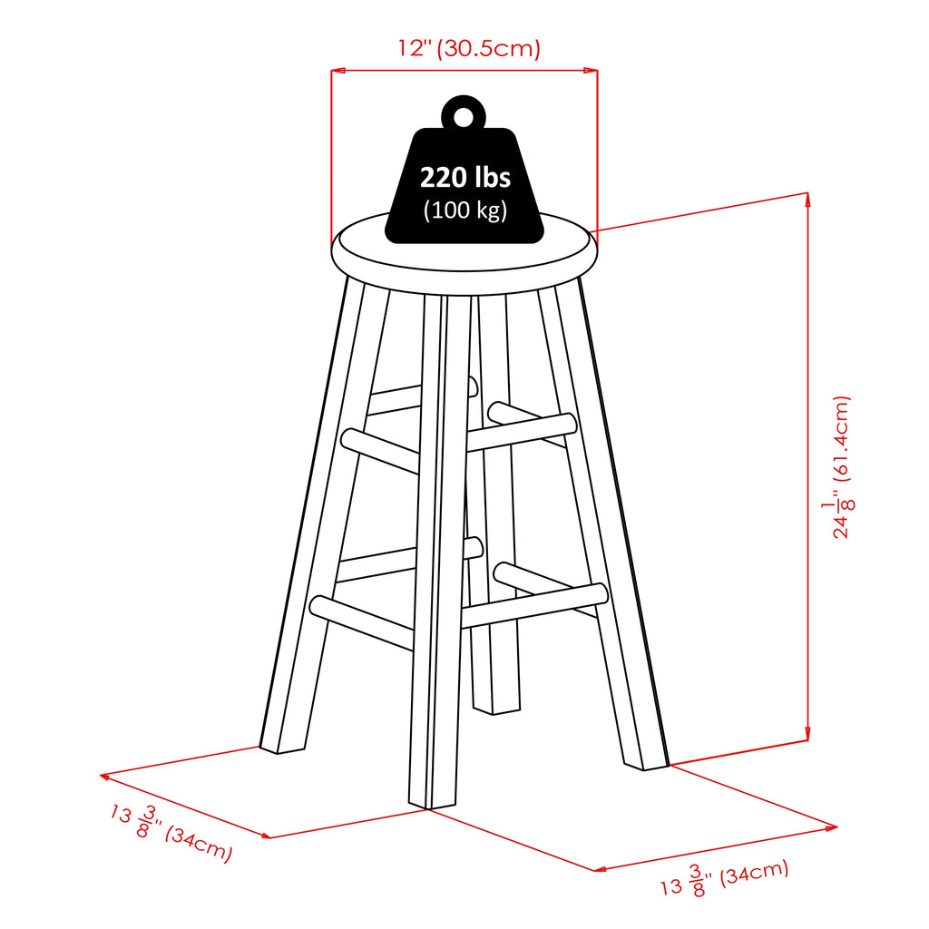 24" Counter Stool T24468