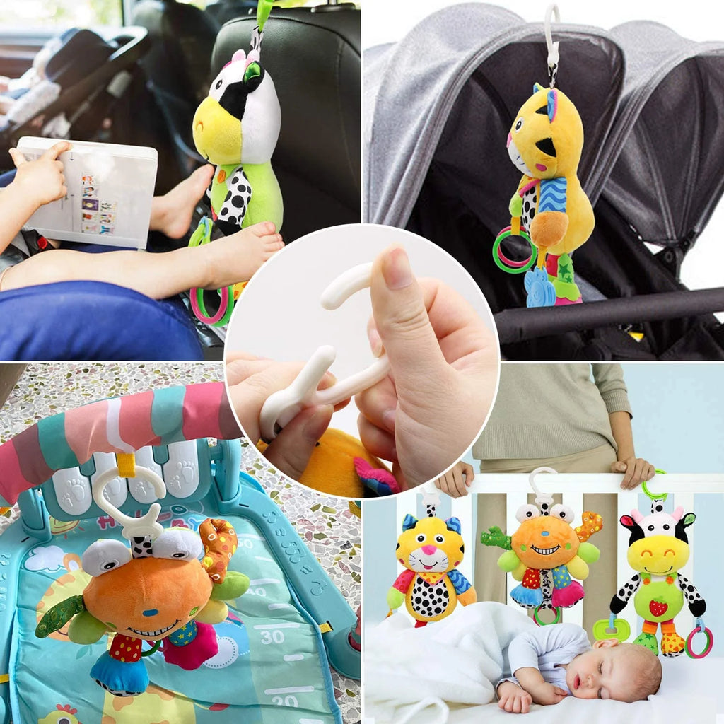 Tiger Baby Car Seat Toys with 24 Music and Teether M23455