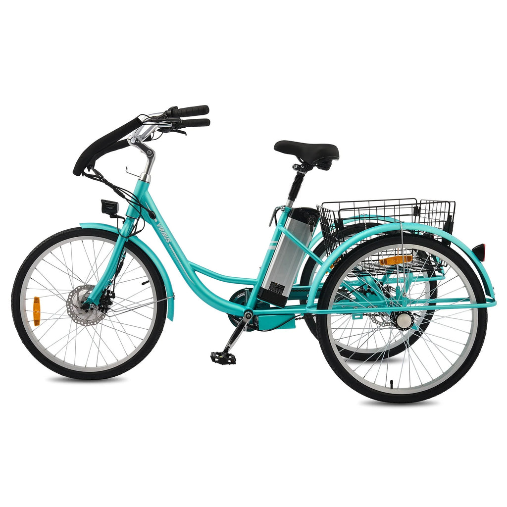 Electric Tricycle 350W with Basket 36V 10Ah Cream C15329