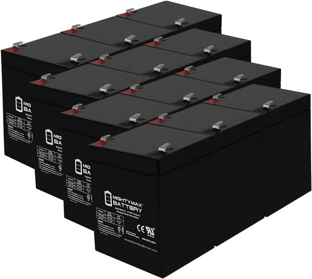 12 Volt 5 AH SLA Battery Pack of 12 V240265