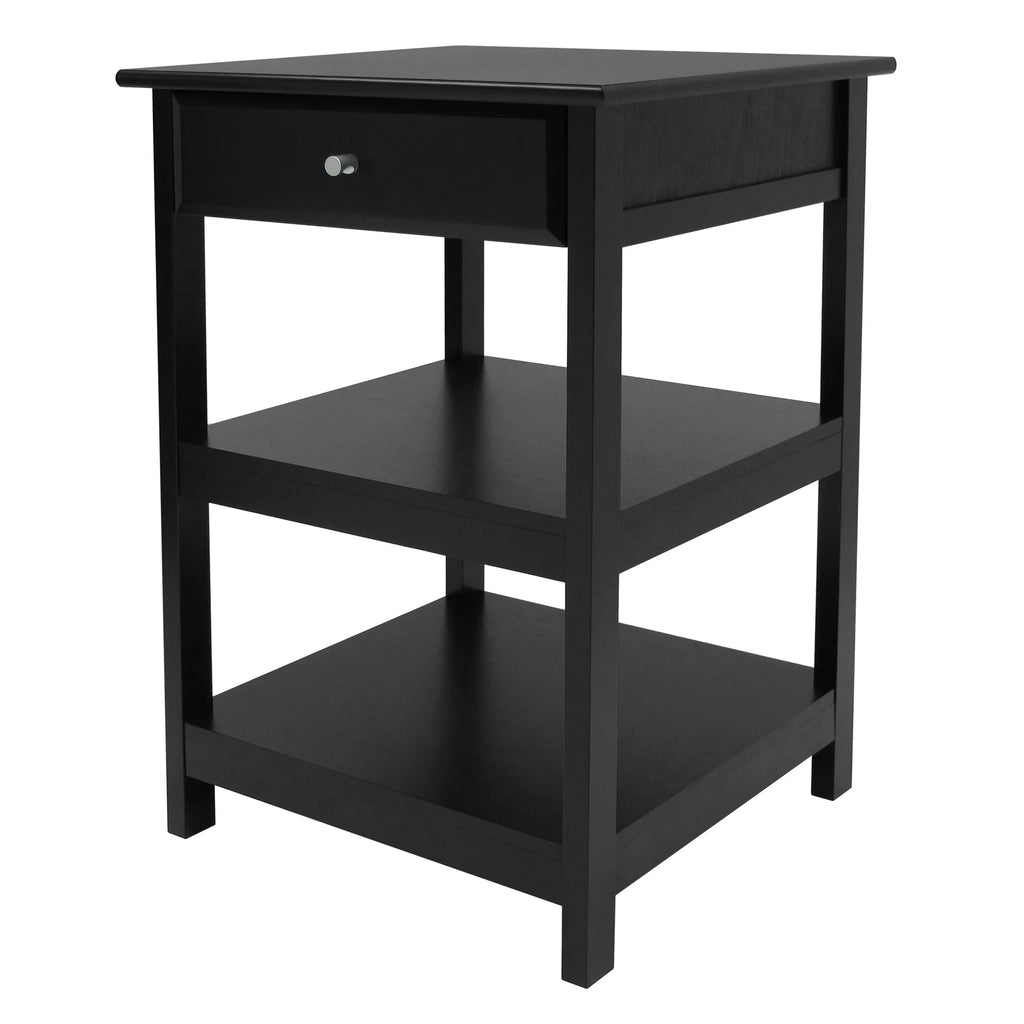 Black Finish Printer Stand E253274