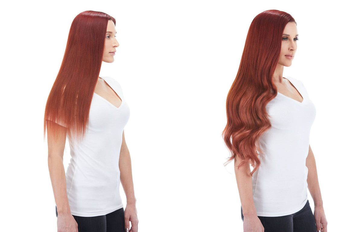 240g 24x22 Vibrant Red Hair Extensions D560552