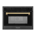 24 Built-in Convection Microwave Oven Black Stainless Steel V643738