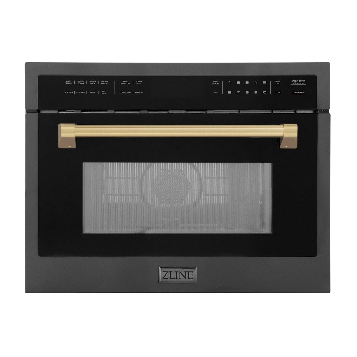 24 Built-in Convection Microwave Oven Black Stainless Steel V643738