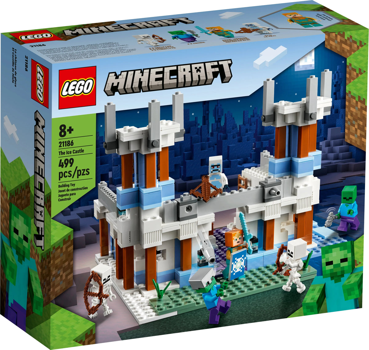 Ice Castle Toy with Zombie and Skeleton Figures G54561