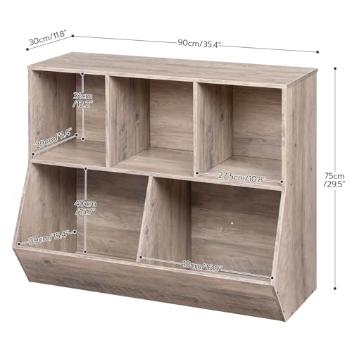 Kids Bookshelf Toy Storage Cubby T489