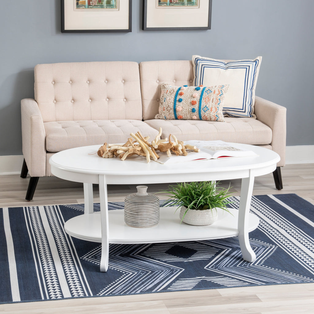 White Wood Coffee Table V92793