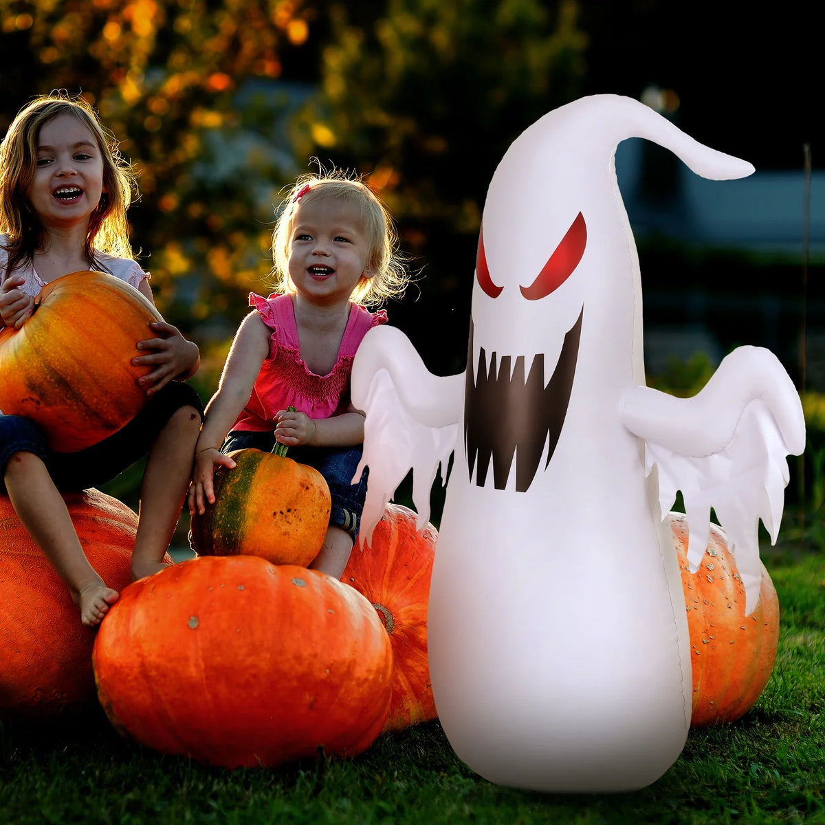 Inflatable Halloween Ghost Punching Bag H4609