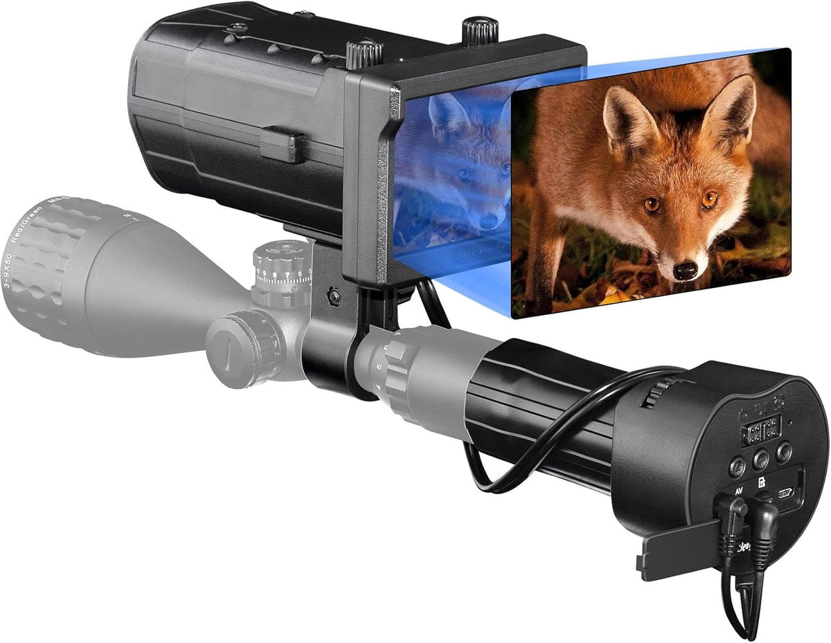 Night Vision Rifles Scopes with Photo and Video Features, 850nm Infrared IR Illumination Camera J183
