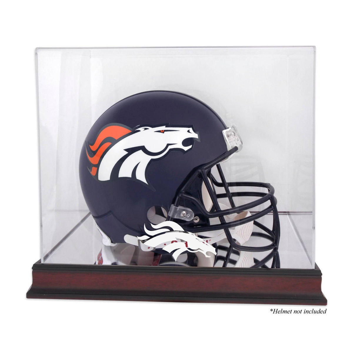 Denver Broncos Helmet Logo Display Case V27643