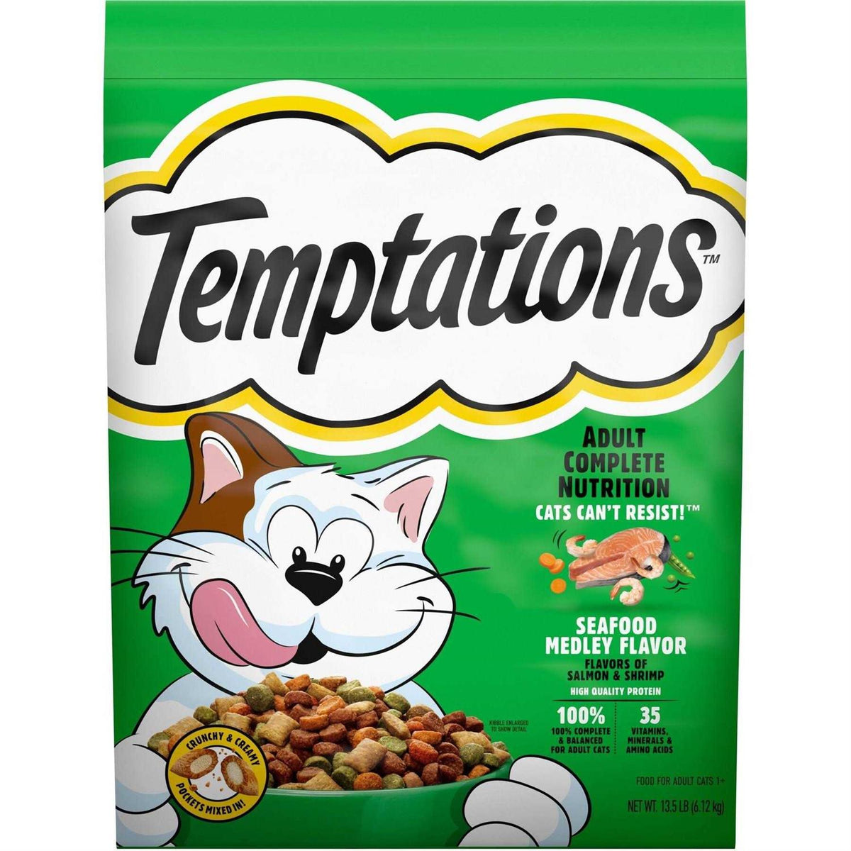 Seafood Medley Flavor Adult Dry Cat Food L205
