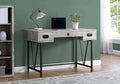 Laptop Table with Drawers Metal Legs Computer Desk X58803