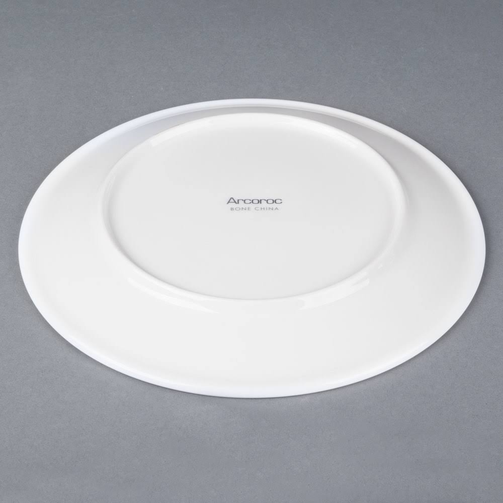 White Coupe Bone China Plate - 24/Case J125