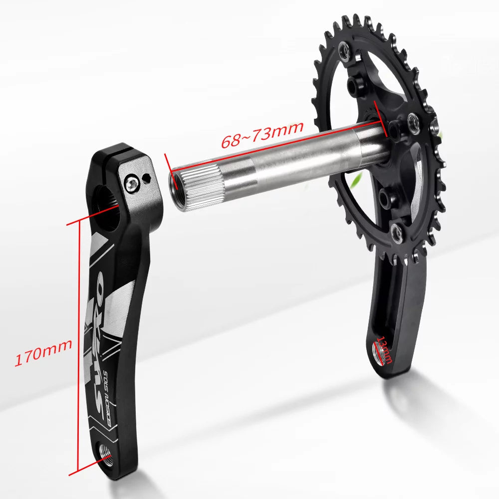 170mm 104 BCD Mountain Bike Crankset with Chainring and Bottom Bracket L818223