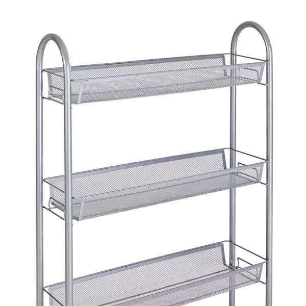 4 Tier Slim Rolling Storage Cart M629