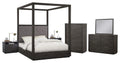 6 Piece Cal King Canopy Bedroom Set With Chest V5982