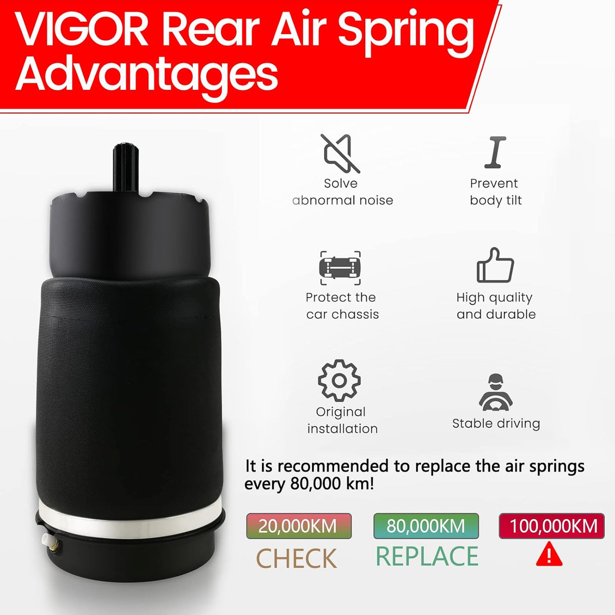 Rear Air Suspension Spring Bag L70002