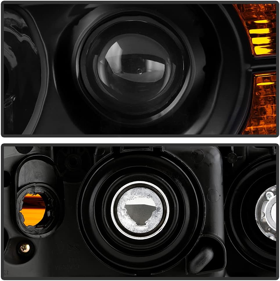 Black Headlights Headlamps A2009
