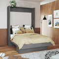 Queen Murphy Wall Bed with Shelf H176