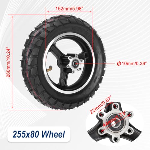 10 Inch Off Road Scooter Tire with Inner Tube G120