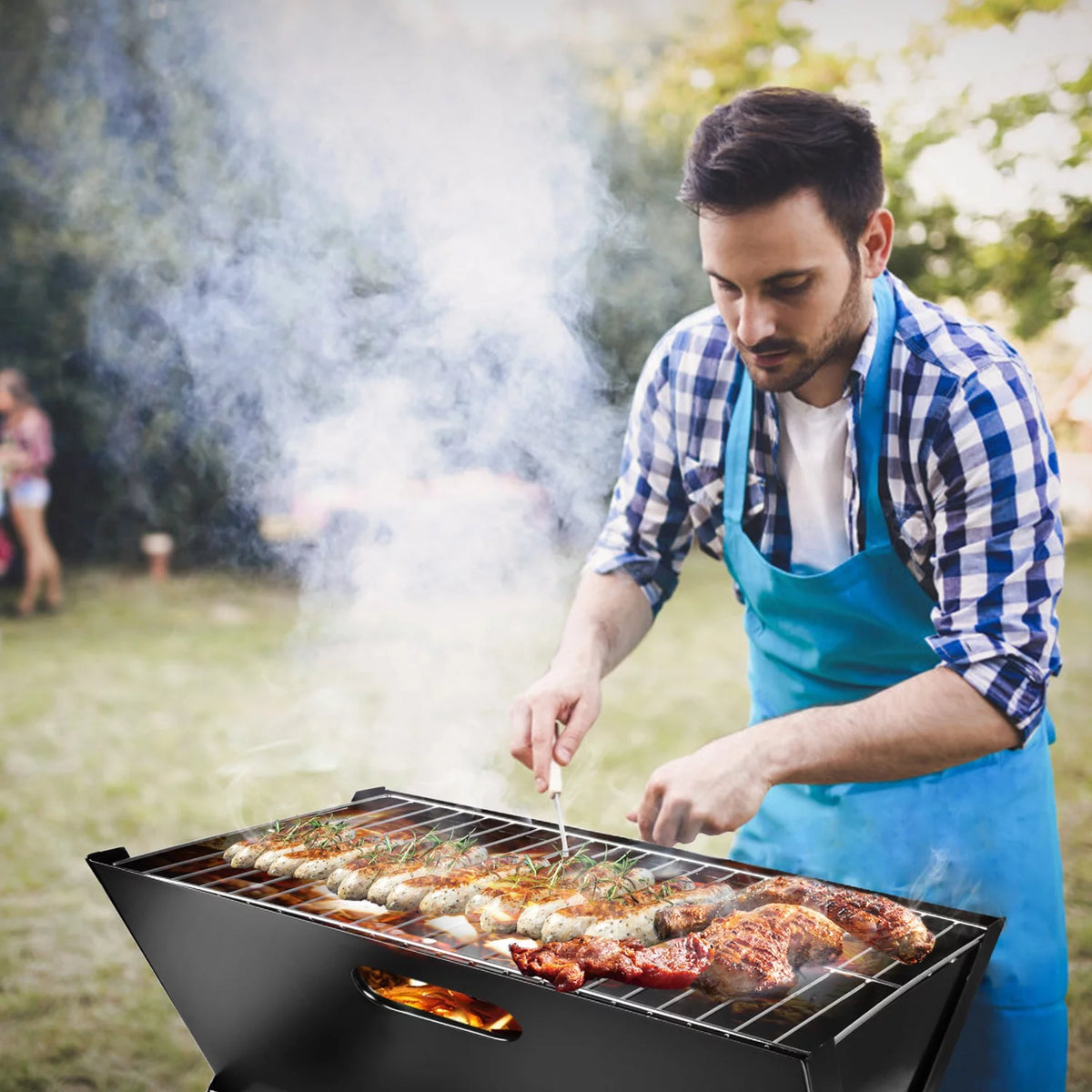 Portable Charcoal BBQ Grill D141