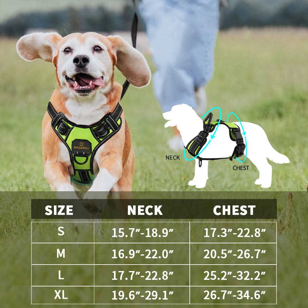 Reflective No Pull Dog Harness With Handle V874