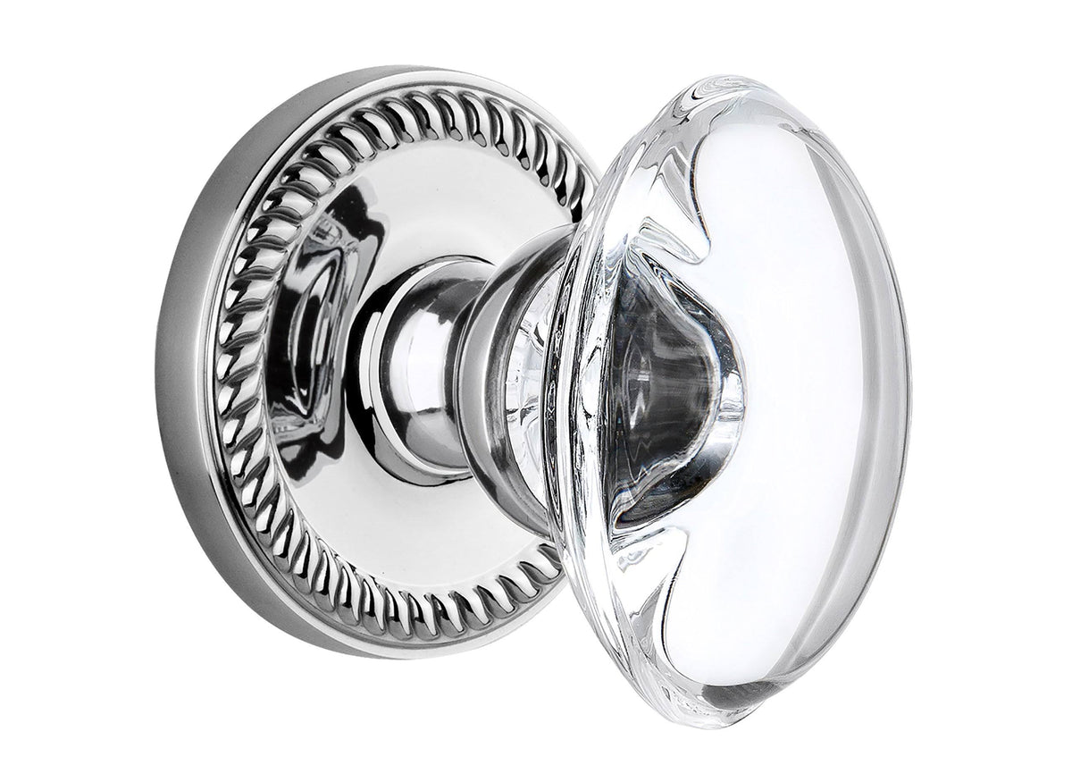 Newport with Provence Crystal Knob in Bright Chrome R78902