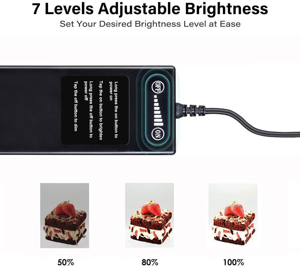Portable Foldable 32 x 32 Inch Photo Studio Light Box with LED Lights and 3 Color Backdrops G4828