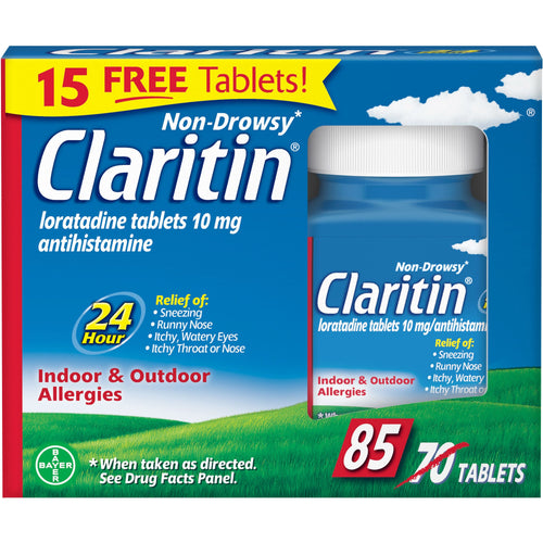 10 mg 85 Ct Non-Drowsy Allergy Relief Tablets Q7636