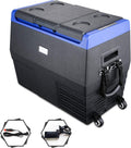 12 Volt Portable Car Refrigerator Freezer with Wheels P332383