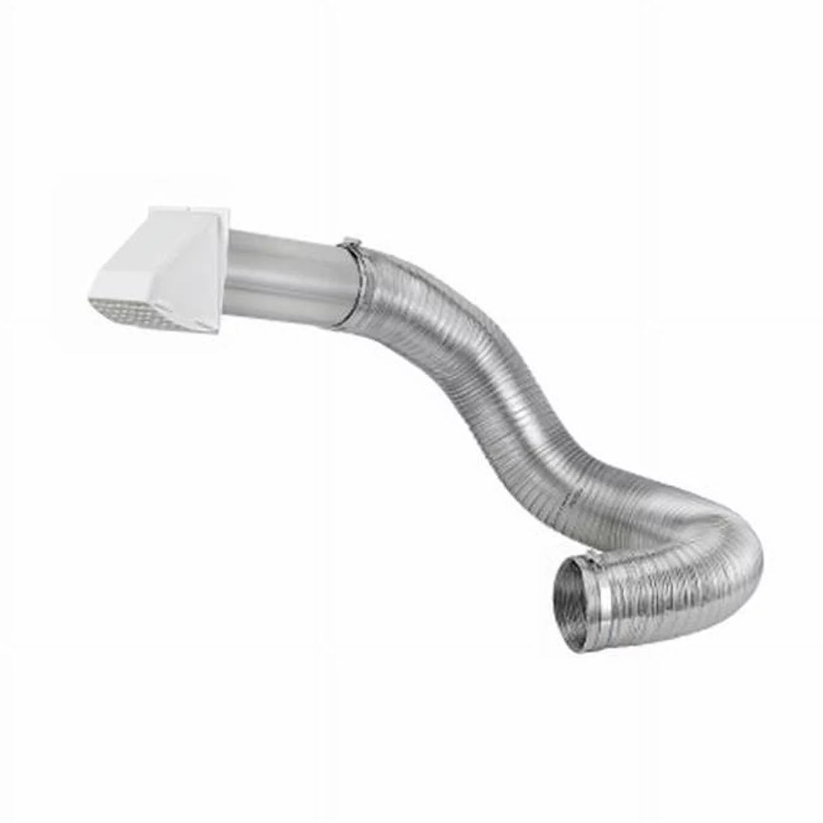 White Dryer Vent Hood Kit S4118