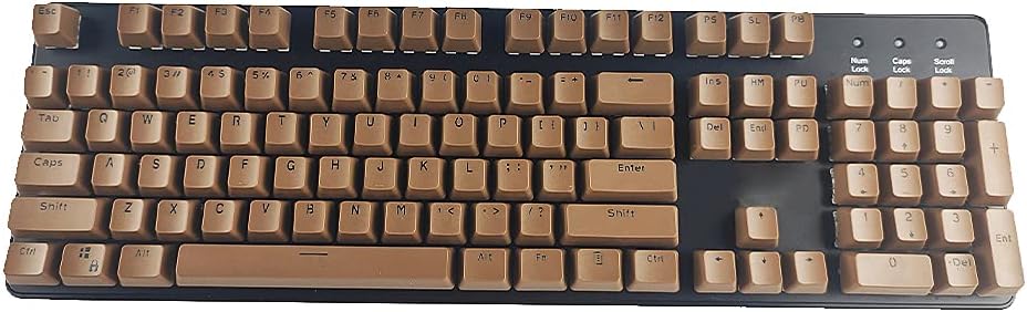 Full 104 PBT Keycaps Set OEM Profile with Keycap Puller (Purple) N10167