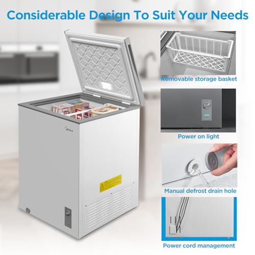 White 7.0 Cu.ft Chest Freezer V336