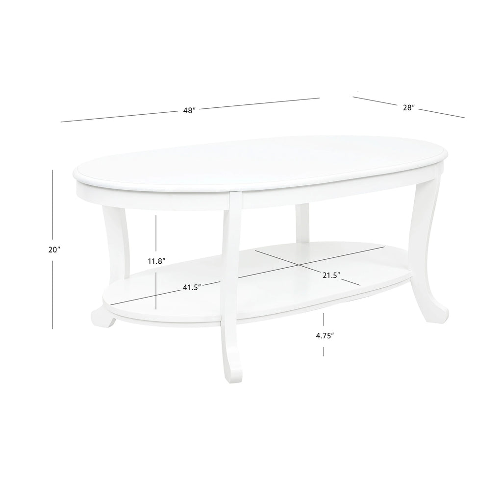 White Wood Coffee Table V92793