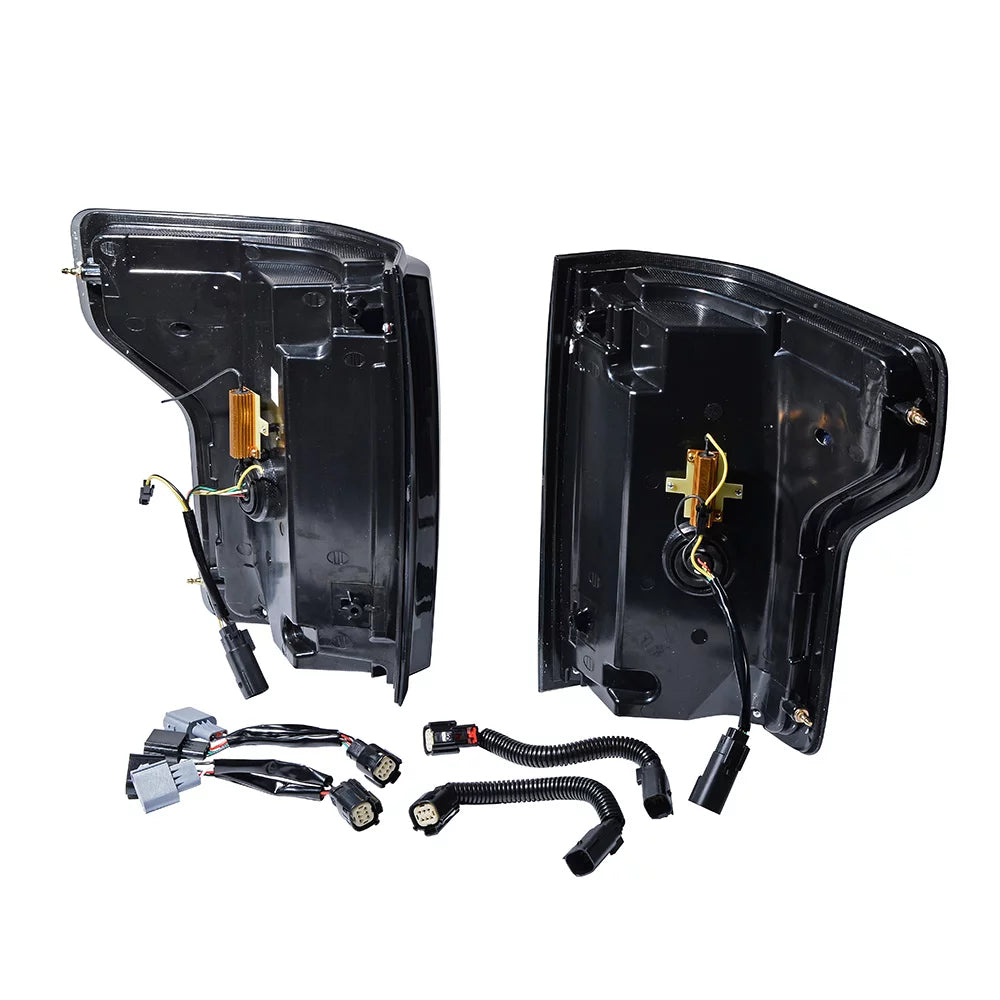 Smoked Lens LED Rear Brake Tail Lights Assembly D34100