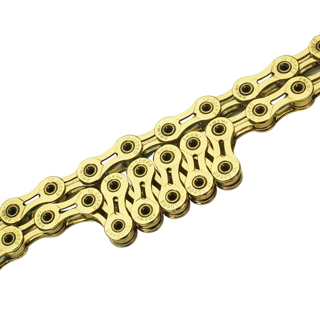 Yellow 116 Links Bicycle Chain T806