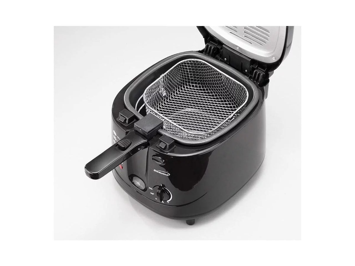 1500w 12-Cup Electric Deep Fryer, Black M4766
