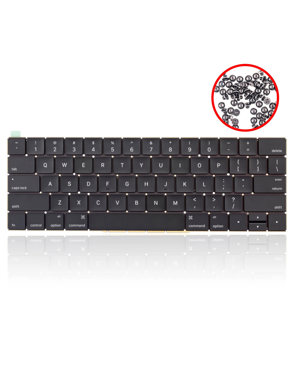 Replacement Keyboard with Backlight and Screws for MacBook Pro 13" / 15" with Touch Bar X58949