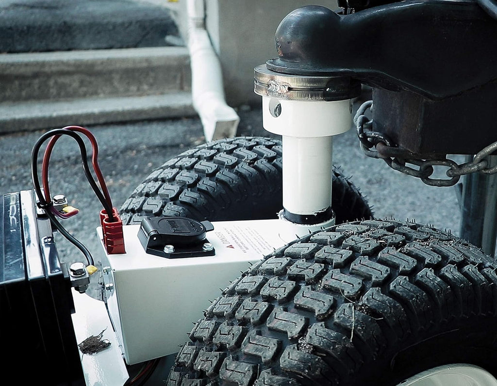 Battery Powered Trailer Dolly with 2 Hitch Balls M447678