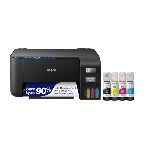 Black Wireless All-in-One Supertank Printer with Scan and Copy C681