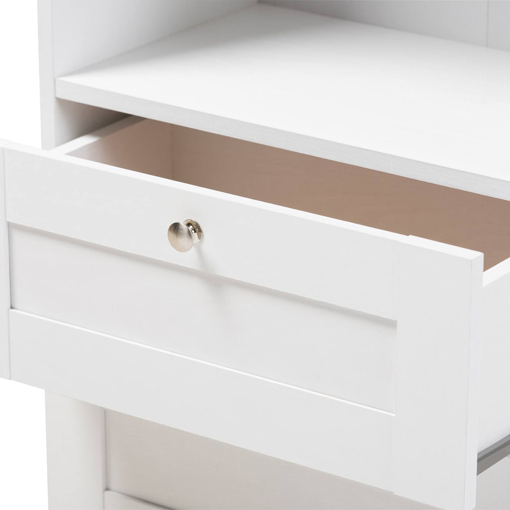 Oak White Two Tone Bookcase F640