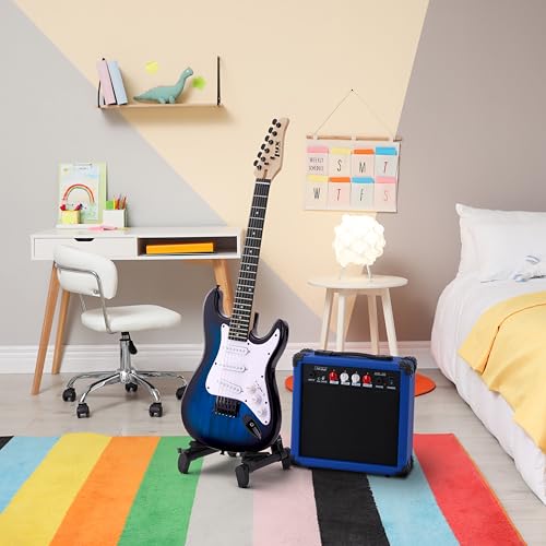 Red 36 Inch Electric Guitar Kit with Amp, Six Strings, Picks, Strap, Tuner, Cable, Gig Bag G2141