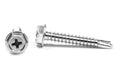 #10-16 x 1/2 Self Drilling Screw Phillips Hex Washer Head Zinc Plated L276229