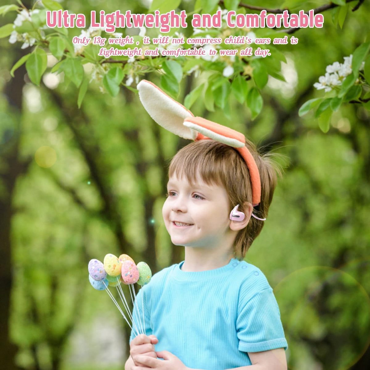Kids Headphones, Open Ear Headphones, Bluetooth 5.3 Y75623