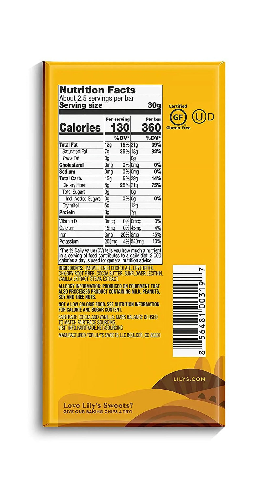 70% Dark Chocolate Bar Sampler, 2.8 ounce 4-Pack E730