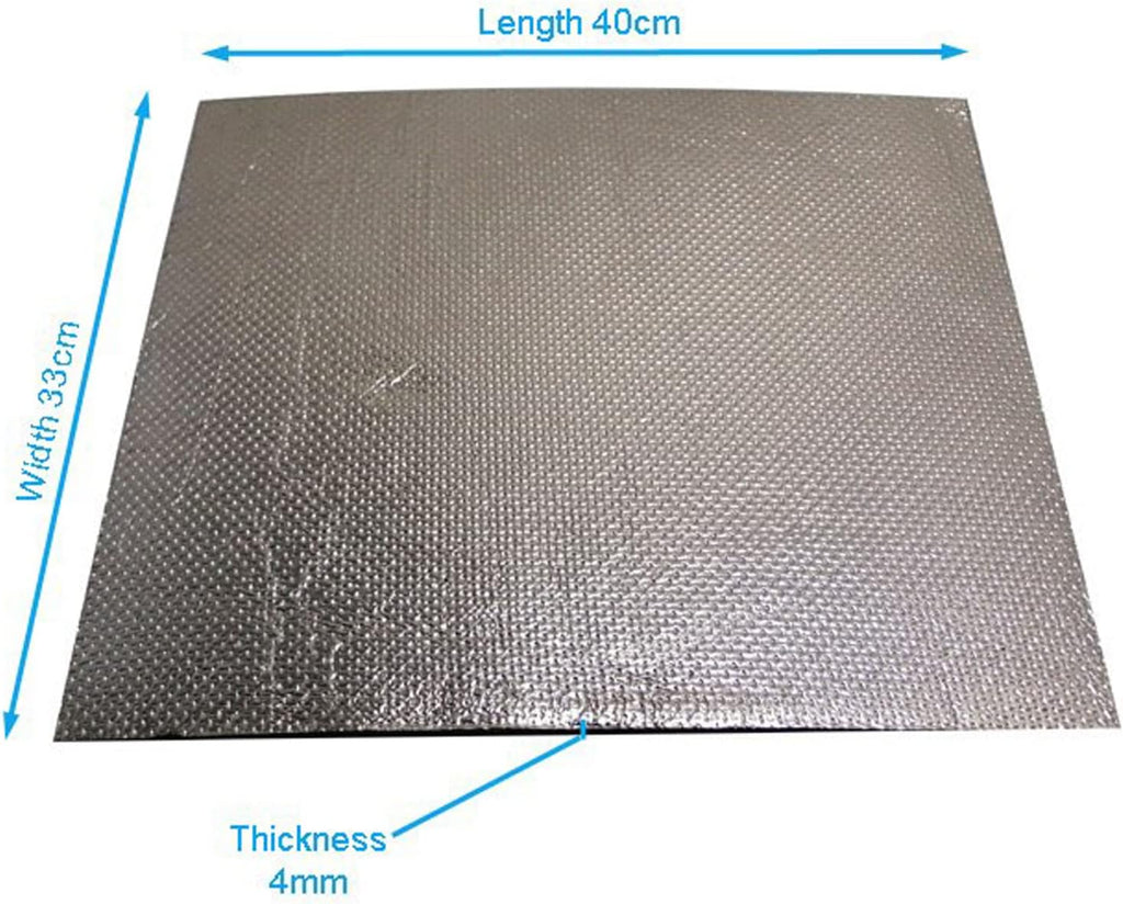 Motorcycle Car Heat Shield 40 x 33cm W741
