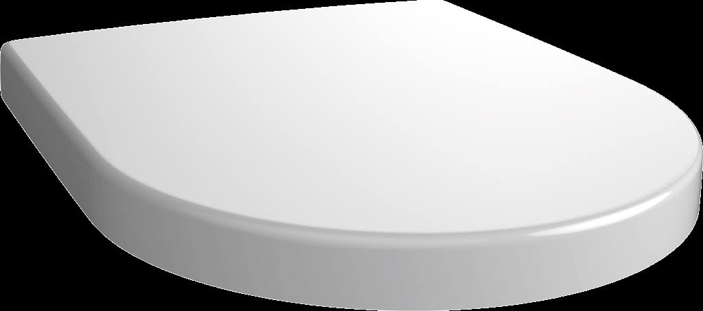 White Toilet Seat with QuickRelease and Soft-Close O63291