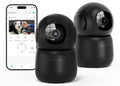 2 Pack 2k 360 Indoor Pet Camera with Night Vision N6918
