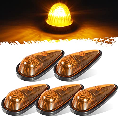 Amber Teardrop Cab Light 9LED Cab Marker Light 5pcs U611